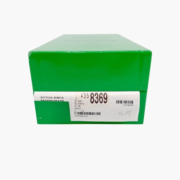 Bottega Veneta Stretch Mule Sandals Size 39 US 9 White Glass Clear Rubber Heels - Picture 15 of 15